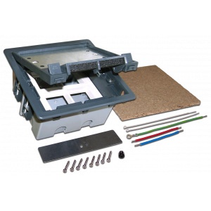 Floor hatch box for four 45x45 Mosaic modules